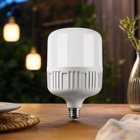 Ampoule LED E27 15W Lumière Blanche, Anti-scintillement, Culot Standard, Design Durable en Aluminium et PC pour Intérieur (1/4)