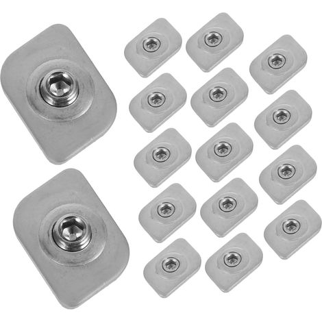 16pièces Butées De Fenêtre Coulissante Et Verrous De Sécurité De Rechange Pour Fenêtres Avec Plaque De Fixation Acier Inoxydable Limiteurs Ouverture Pour Horizontales Et Coulissant