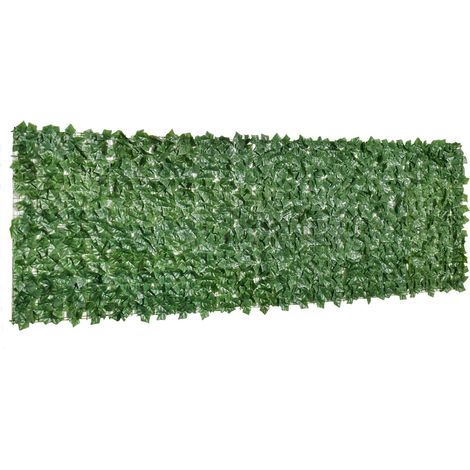 Sichtschutzhecke Künstliche Hecke Für Garten & Terrasse, Wanddekoration, Dunkelgrün, 300X100Cm