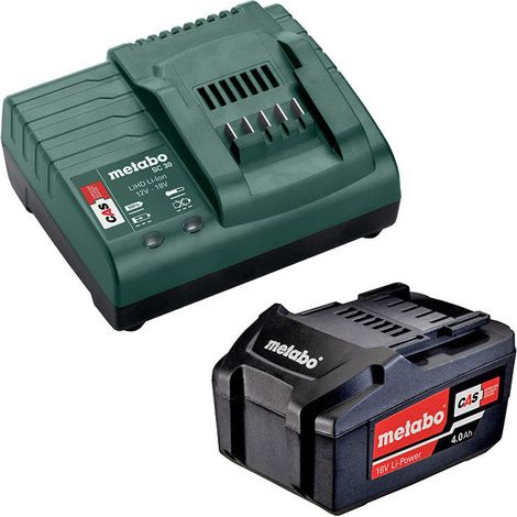 Batterie lithium 18V 4Ah – 685192000 – Pour outils Metabo – Rechargeable, haute capacité – Idéale pour chantiers humides