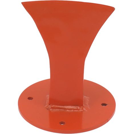 Fendeur de bûches manuel antiderapant, fendeur de bois en acier forgé orange, pour usage intérieur/extérieur (1/5)