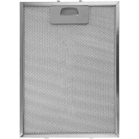 Filtro Aluminio Teka TCB 60  Medidas 235 x 320 mm  Recambio Original 81476048  Filtro Antigrasa Metálico Lavable
