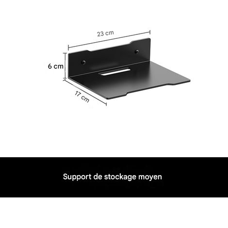 Wifi routeur Set Top Box punch Free stand projecteur support tête de lit plateau mural petit projecteur, 2 PCS
