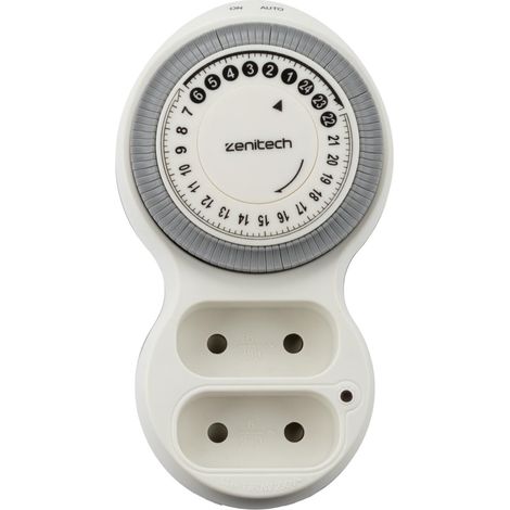 Biplite programmable 2x6A - Blanc - Bolea - Zenitech (1/5)