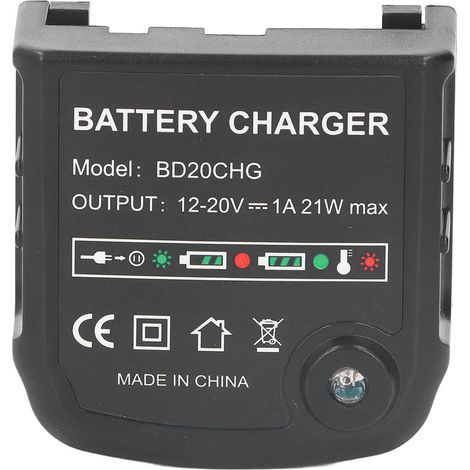 Chargeur professionnel pour aspirateur 20 V, chargeur de batterie au lithium efficace pour LBXR20, LBXR20 OPE, LB20, LBX20, LBX4020 et LB2X4020 (100-240 V, prise européenne). (1/5)