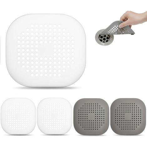 1 Filtre Cheveux Douche,Silicone Souple,Bouchon Évier,Baignoire,Kitchen,Salle De Bain (1/5)