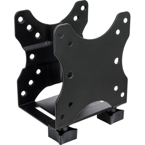 BeMatik - Support mini PC de bureau pour fixation sur mât VESA 50x50 75x75 100x100 (1/5)