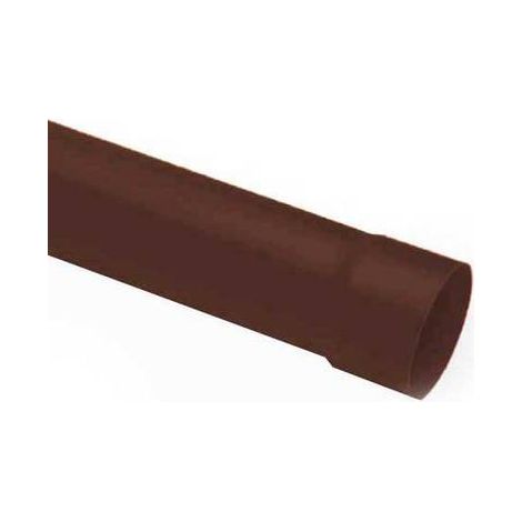 TUBO PLUVIALE COLORE MARRONE Misura: Diam. 80 lungh. 3000 Marrone