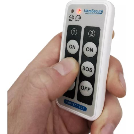 Télécommande supplémentaire pour récepteur relais extérieur sans fil 2 zones (PROTECT 800) (1/5)