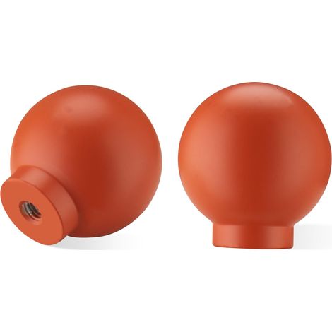 4 Pièces Boutons de Meuble en Aluminium Bouton de Portes pour Placards avec Vis Poignée Ronds pour Tiroir Commode Chambre d'enfant (1/5)