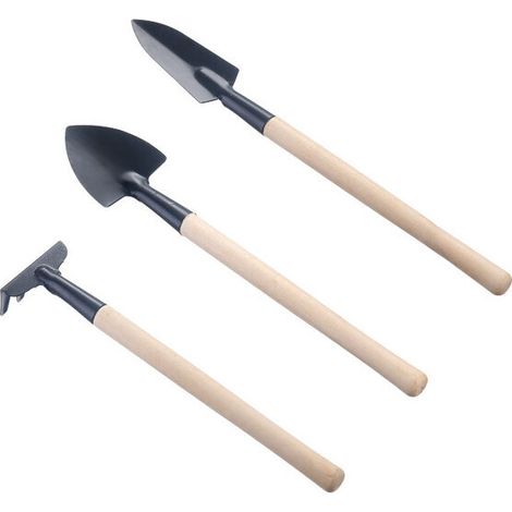 Kit d’outils de jardinage pour succulentes, set 3 pièces pour ameublir la terre, plantation et entretien de pots (1/5)