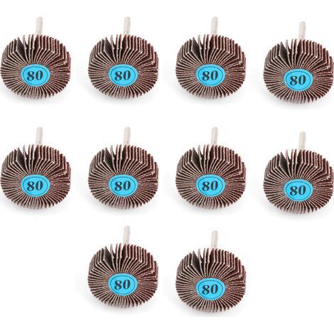 Generic Roue de Polissage, Kit de Polissage en Métal 10pcs Moutille de Ponceau de Roue Bits de Ponçage de Ponçage de Broyage de d'outil de (1/5)