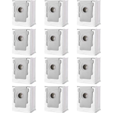 Lot de 12 sacs de rechange compatibles pour iRobot i7 i7+ / i7 Plus E5 E6 E7 S9, accessoires de nettoyage sous vide pour Roomba i7, pour aspirateur de base propre H95 (1/5)