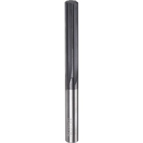 Alésoir À Mandrin En Carbure 0.241"(6.12mm) Diamètre À Canures Droites Queue Cylindrique Outil D'Alésage Pour Métal Et Tours Centres D'Usinage CNC, Noir (1/5)