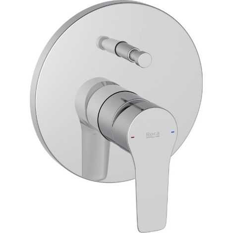 Grifo empotrable para baño - ducha con inversor automático - MONODIN -  Roca  Acabado: Cromado (1/3)