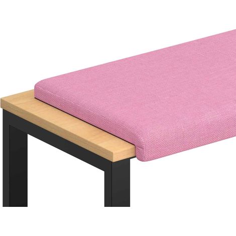 Maison Exclusive - Cuscino per panchina Tessuto Rosa Profondità 35 cm (1/5)