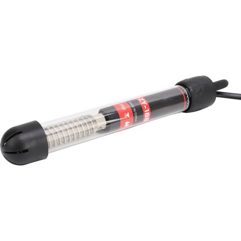Chauffage submersible pour aquarium, température constante automatique, réglable, en verre, avec 2 ventouses (1/5)