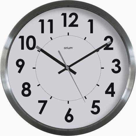Horloge Inox Stan Ø35cm - Orium (1/4)