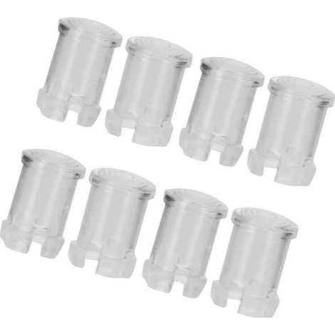 100 capuchons de protection transparents en nylon pour LED de 5 mm (1/5)