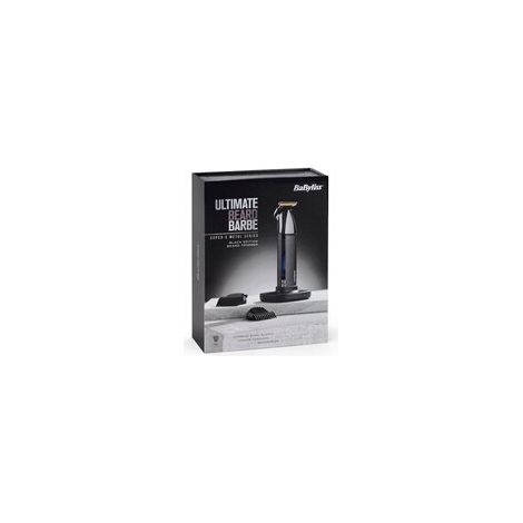 BaByliss Super-X Metal T991E tondeuse à barbe Batterie 12 1,2 cm Mouillé & sec Noir (1/5)