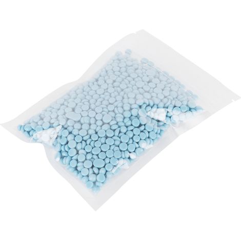 Cire dépilatoire en perles pour homme et femme, 50 g, bleu océan, pour le visage, les bras, le dos et les jambes (1/5)