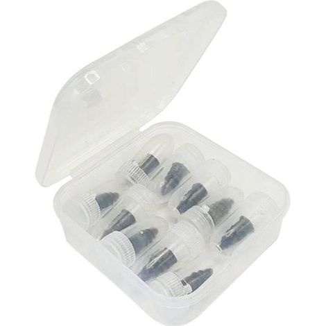 Lntyq Clous en Caoutchouc,Clou en Caoutchouc pour Pneu,Clous Pneus Voiture, Clou de Réparation de Pneu sous Vide, Clous de Crevaison de Pneu, Clou en Caoutchouc pour Réparation de Pneus,Lot de 10 (1/5)