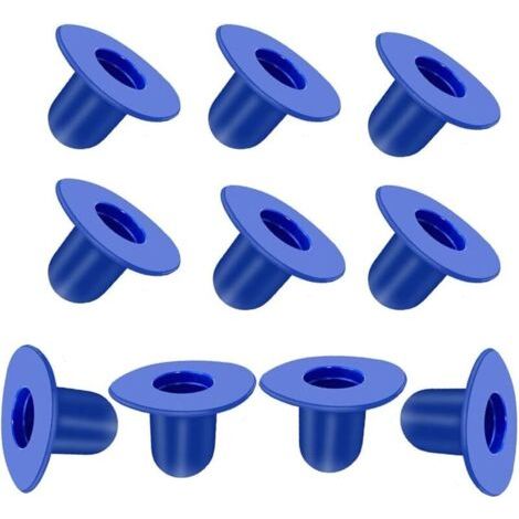 Lot de 10 bouchons bleus d'extension de rechange pour les piscines Intex