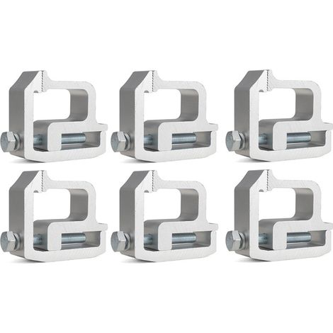 6 abrazaderas de repuesto para autocaravana, abrazaderas de montaje para camión, clip de montaje para tapa de camión, abrazaderas de montaje para autocaravana, abrazaderas de repuesto para coche (plat