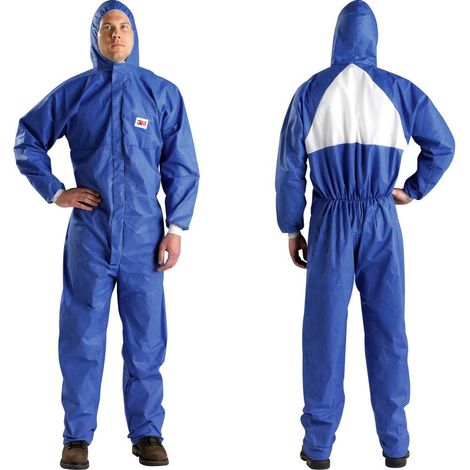 Combinaison de protection 3M 4530M taille M – Polypropylène respirant – Protection CAT III contre poussières et produits chimiques légers – Couleur bleu – Eny Suministros