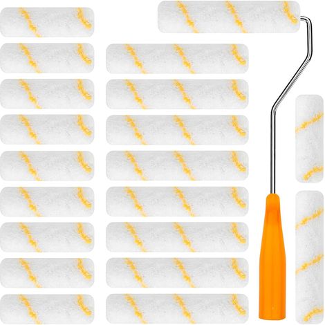 20 Pack Paint Roller - Mini Paint Roller with Rubber Grips - Suitable for Architecture Wall Decor and Painting Supplies.(15cm and 10cm) (1/5)