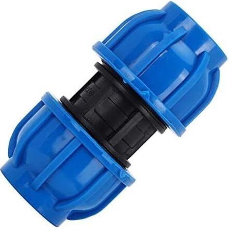 Stück PE-Kunststoff-Geradverbinder 32 mm auf 32 mm Wasserrohradapter, gerades Verbindungsstück, Wasserrohr-Schlauchverbinder (1/5)