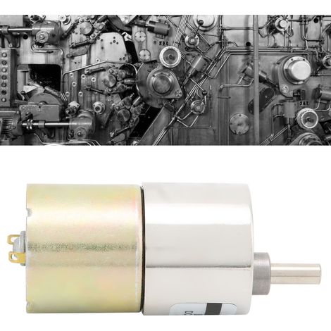 XD-37GB520+ Miniatur-Gleichstrom-Getriebemotor mit Halterung, 12 V DC, niedrige Drehzahl, Vorwärts- und Rückwärtslauf, 5 U/min (1/5)