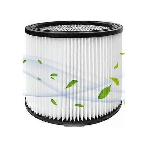 Cartouche filtrante lavable pour aspirateur eau et poussière, filtration puissante pour les modèles d'aspirateurs d'atelier, flux d'air amélioré et capture de poussière à 99,97 %, matériau synthétique (1/5)