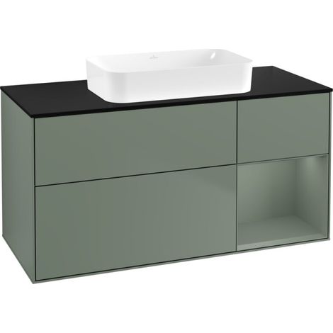 Villeroy & Boch F712GMGM Meuble sous-lavabo Finion F71 (1/2)