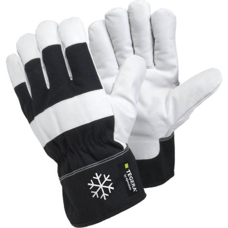 Guantes de trabajo Tegera 377 cuero 6 pares talla 8 (1/2)