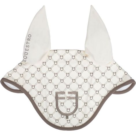 Cuffietta con stampa monogram: PONY, antique white (11/0105)/walnut (18/1112)