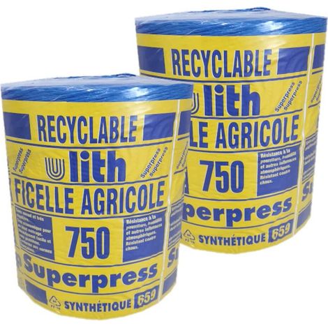 Fil de presse Superpress 10 kg synthétique 750m/kg bleu