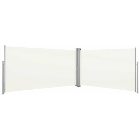 Auvent latéral rétractable - Auvent de jardin Soleil imperméable 160x600 cm Crème BV774125 - BonneVie (1/5)