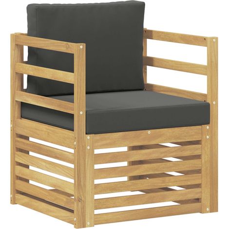 Maison Exclusive - Outdoor-Sofa Polyester Weiß und Anthrazit