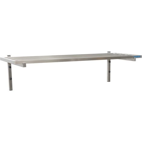 Étagère Murale - Inox - 1000x400x300mm - 1 Niveau - Haute Capacité - Saro