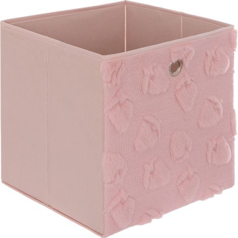 Scatola portaoggetti Fraiz 30 x 30 cm Rosa