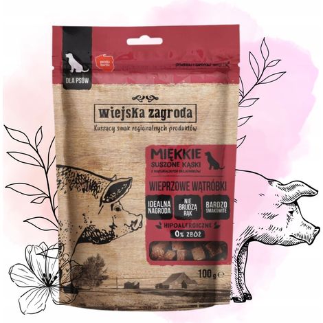 Wiejska Zagroda Friandise pour Chien Adulte Porc 100g (1/5)