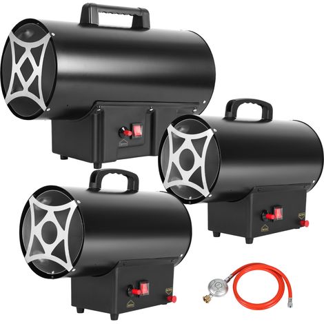 TolleTour Gasheizgebläse 15 kW LPG mit 320 m³/h Luftleistung für Baustelle und Werkstatt (1/5)