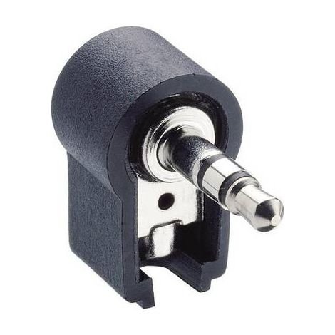 Jack 3.5 mm mâle, coudé Lumberg WKLS 40 Nombre de pôles: 3 stéréo noir 1 pc(s) D26483 (1/2)