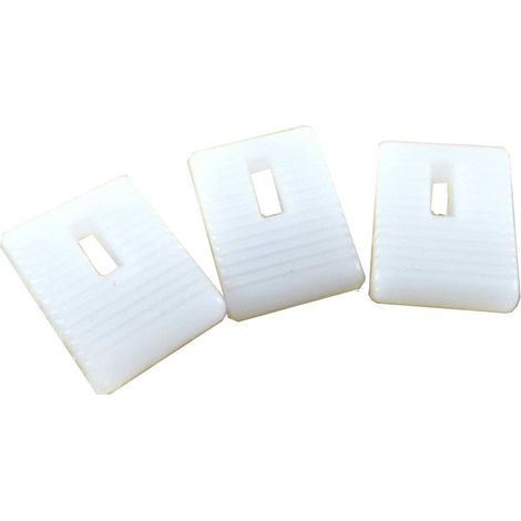 Lot de 3 éléments de fermeture en plastique