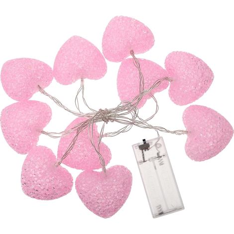 Lichterkette 15 Meter 10 rosa LEDs romantische Lampe für