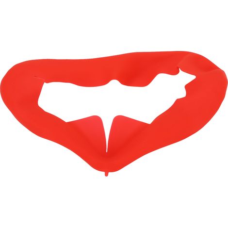 Coussinet facial en silicone pour Quest 2, imperméable à la sueur et à la lumière, lavable avec coussin nasal rouge (1/5)