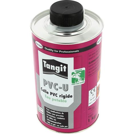 Colle Pvc Rigide Tangit 1kg Adhésion Forte Pour Eau Potable - Henkel (1/2)
