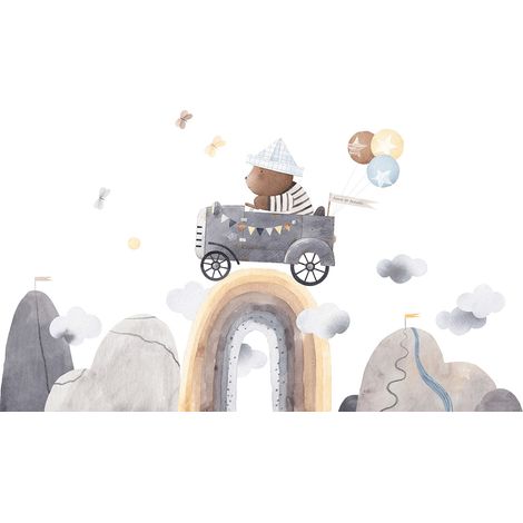 Papier peint panoramique Enfants - Ourson - 130 cm x 78 cm (1/2)