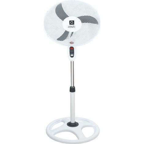 Ventilateur sur pied de 16 pouces à 3 vitesses et éclairage de courtoisie  Offre exclusive